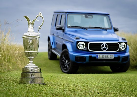 The Electric Mercedes G-Class Carries Trophy Back To Golf Championship “The Open” - autojosh