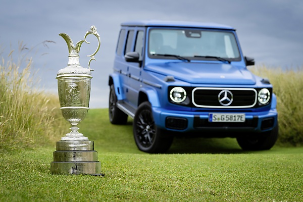 The Electric Mercedes G-Class Carries Trophy Back To Golf Championship “The Open” - autojosh