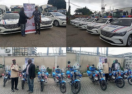 LASG Inject Six GAC Sedans Into RRS Fleet, Presents 4 Motorbikes To FRSC - autojosh