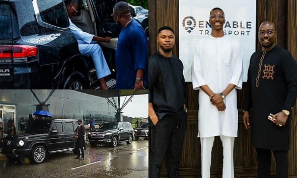 Enviable Transport's New Ambassador Layi Wasabi Chauffeured In INKAS Armored Toyota Land Cruiser 300 Series - autojosh