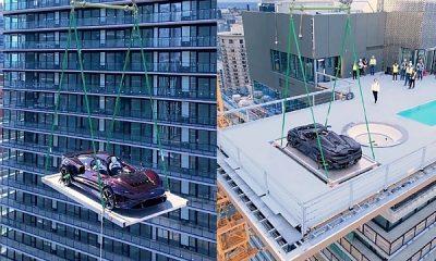 Watch : Roofless, Windscreen-less $1.7M McLaren Elva Lifted To 47th Floor Of A Penthouse In Seattle - autojosh