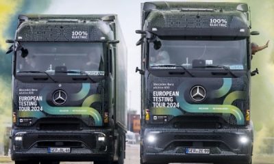 Two Mercedes eActros 600 Trucks Returns To Germany After Completing A Tour Across 22 Countries - autojosh