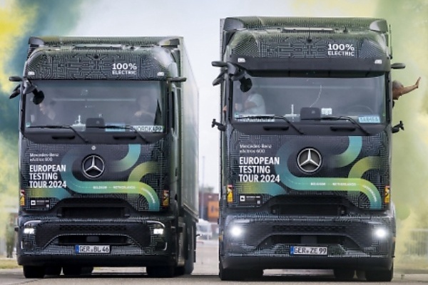 Two Mercedes eActros 600 Trucks Returns To Germany After Completing A Tour Across 22 Countries - autojosh