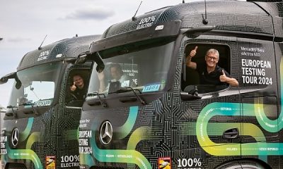 Two Mercedes eActros 600 Trucks Returns To Germany After Completing A Tour Across 22 Countries - autojosh