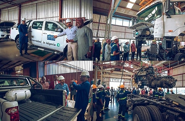 NADDC DG Tours Lanre Shittu Motors Assembly Plant That Produces Trucks, CNG-powered Pickups