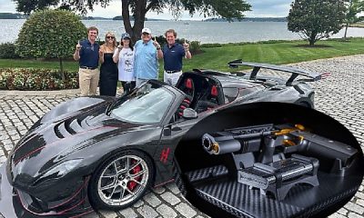 75 Year Old Receives $3M Hennessey Venom F5 As Birthday Gift From Wife, Comes With Handgun - autojosh