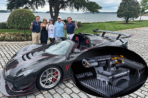 75 Year Old Receives $3M Hennessey Venom F5 As Birthday Gift From Wife, Comes With Handgun - autojosh