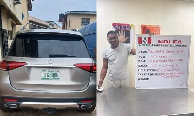 NDLEA Arrest Lagos Most Wanted Drug Baron While Trying To Escape In His Mercedes-Benz GLE - autojosh