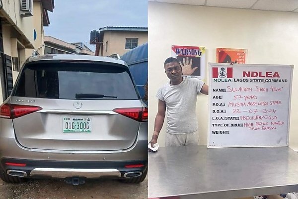 NDLEA Arrest Lagos Most Wanted Drug Baron While Trying To Escape In His Mercedes-Benz GLE - autojosh