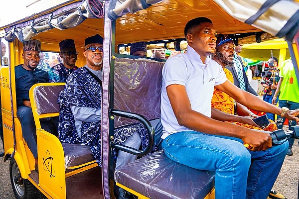 Ogun State Governor Launches Electric Bikes And CNG-powered Tricycles - autojosh 