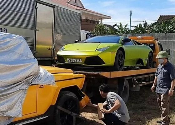 Vietnam Demolish Smuggled Lamborghini And G-Class After Being Left Unclaimed For 4 Years - autojosh