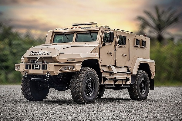 Proforce Launches Its Latest Mine Resistant Ambush Protected Vehicle (MRAP), Named ‘PF Hulk’ - autojosh