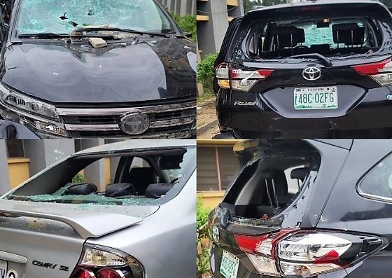 Protesting Staff And Students At FCE (T) Akoka Damages 5 Vehicles, 32 Suspects Arrested - autojosh