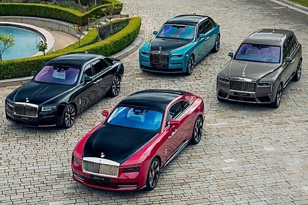 Rolls-Royce Displays Bespoke Phantom Extended, Cullinan Series II, Ghost And Spectre At Festival of Speed 2024