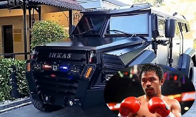 Ex-boxer, Senator Manny Pacquiao Shows Off His Armored INKAS Sentry Civilian - autojosh