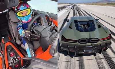 Watch 5 Year Old Kid Expertly Drive His Dad's Lamborghini Revuelto To A Record Speed Of 194-mph - autojosh