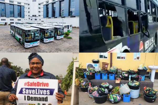 FG Commissions CNG Buses, Hoodlums Attack BRT Bus, LASDRI Commences CBT For Recertification, LASG Seizes Alcoholic Drinks From Garages, News In The Past Week - autojosh