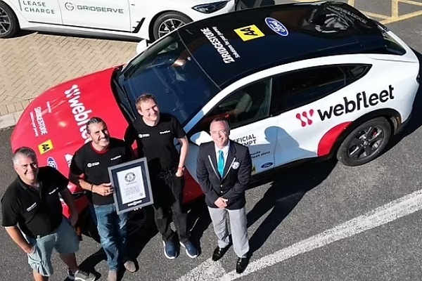 569 Miles : Bridgestone's Webfleet Breaks World Record For Longest EV Journey On A Single Charge - autojosh