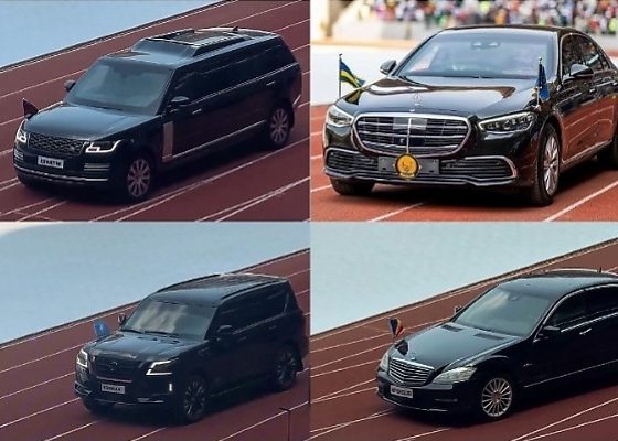 Luxury Cars Used To Ferry African Heads Of State At The Inauguration Of Rwandan President - autojosh