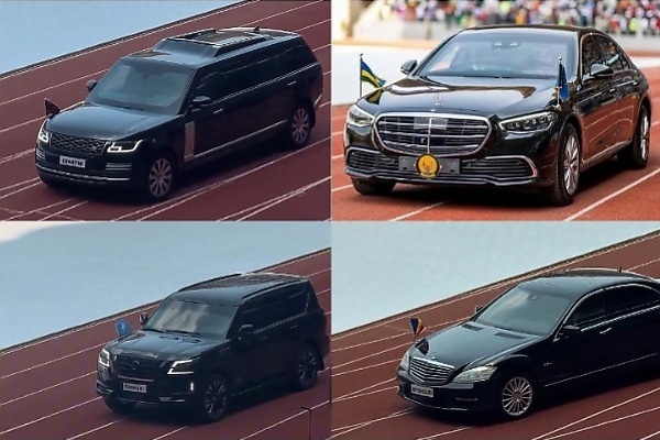 Luxury Cars Used To Ferry African Heads Of State At The Inauguration Of Rwandan President - autojosh