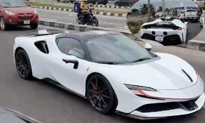 N1.4 Billion Ferrari SF90 Sports Car Spotted Cruising In Lagos - autojosh