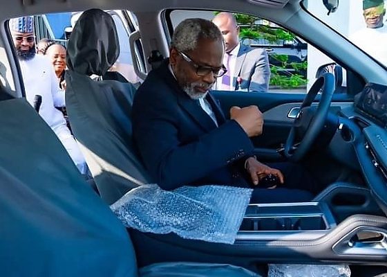 Gbajabiamila Test-Drove NASENI’s Electric Pickup, Commends Agency's Product Innovations - autojosh