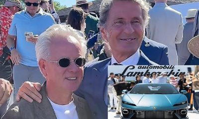 Pagani Founder Horacio Showed Up At Lamborghini Stand During The Unveiling Of 2025 Temerario Sports Car - autojosh