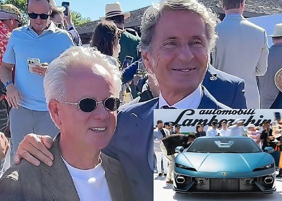 Pagani Founder Horacio Showed Up At Lamborghini Stand During The Unveiling Of 2025 Temerario Sports Car - autojosh