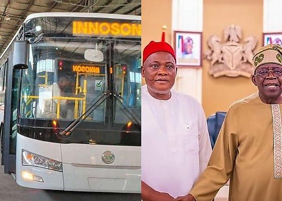 Innoson Chairman Meets With President Tinubu In Aso Villa, Discusses CNG-powered Buses - autojosh