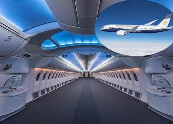 Inside The Boeing Business Jet 787 Dreamliner Before The Seats Are Installed - autojosh