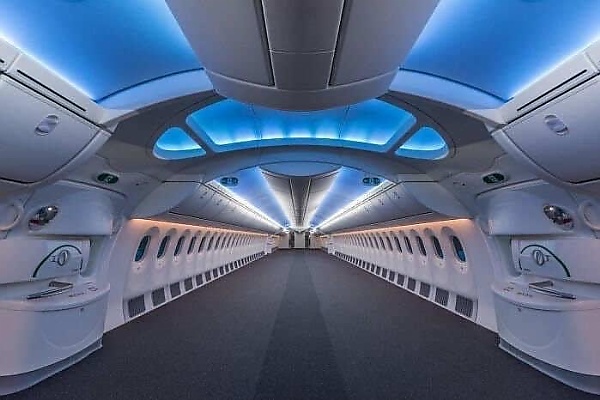 Inside The Boeing Business Jet 787 Dreamliner Before The Seats Are Installed - autojosh 