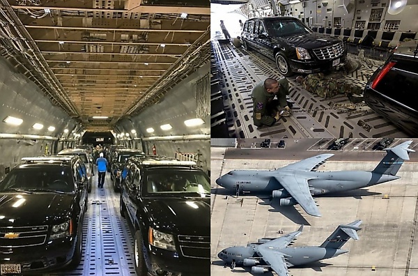 Massive Cargo Planes : Inside C-5 Galaxy, C-17 Globemaster That Carries US President’s Limousines - autojosh