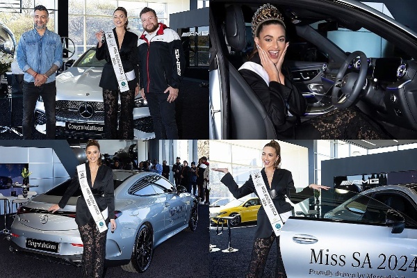 Newly Crowned Miss South Africa 2024, Mia le Roux, Receives Keys To Brand New Mercedes CLE 200 Coupe - autojosh