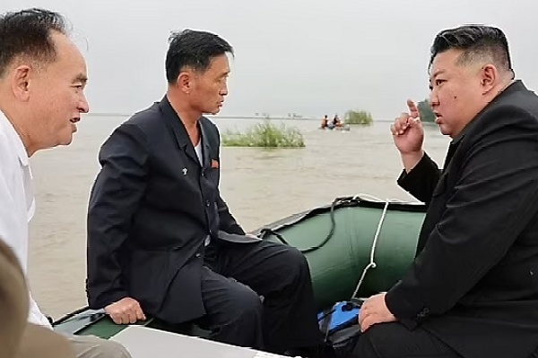 North Korea Kim Jong-un Travels Through Floodwaters In Lexus LX 600 SUV To Supervise Evacuation - autojosh 