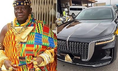 Watch : King Of Ashanti Kingdom In Ghana Travels In Rare Chinese-made Hongqi H9+ Luxury Limo - autojosh