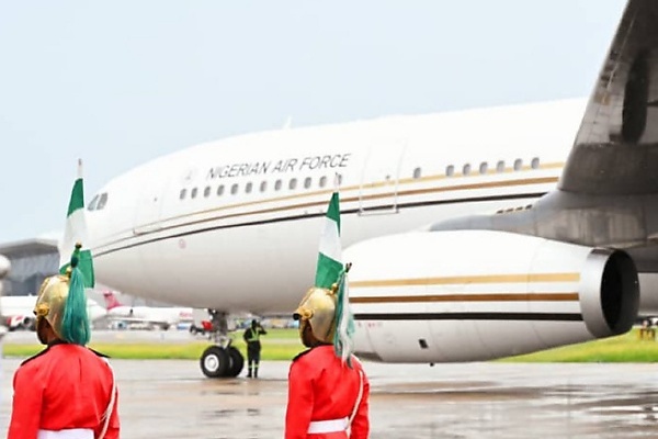 President Tinubu Departs For France Aboard Newly Purchased Presidential Jet - autojosh 