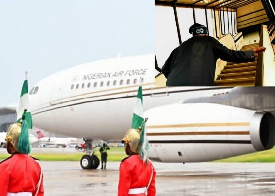 President Tinubu Departs For France Aboard Newly Purchased Presidential Jet - autojosh