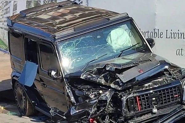 Son Of President Of Mozambique Fled Moments After Crashing $500k Brabus G-Class Into Toyota Fortuner - autojosh