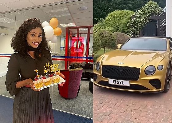 Ex-beauty Queen, Sylvia Emechete, Receives Bentley Continental GTC As Birthday Gift From Her Husband - autojosh