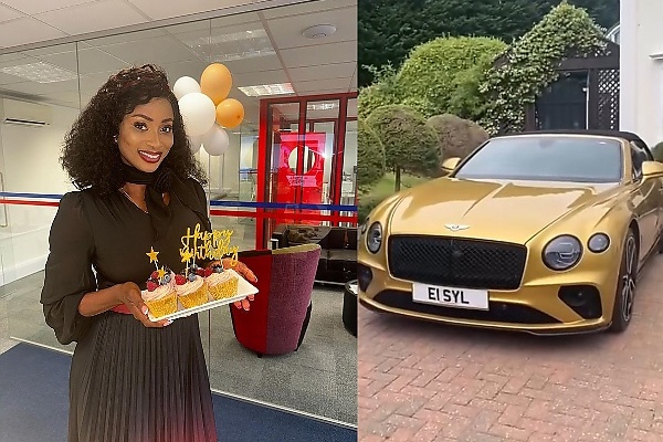 Ex-beauty Queen, Sylvia Emechete, Receives Bentley Continental GTC As Birthday Gift From Her Husband - autojosh