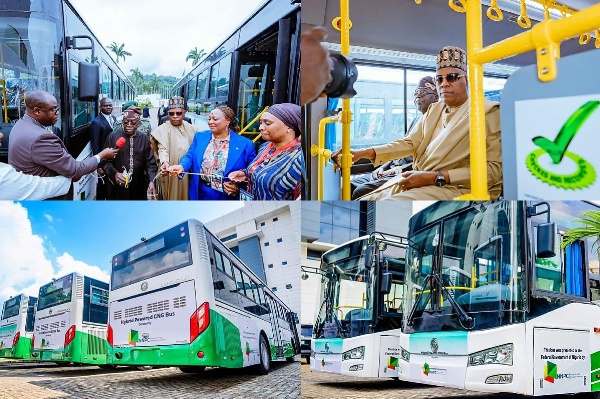 Tinubu Commissions Thirty 100-passenger Innoson CNG-powered Hybrid Buses - autojosh