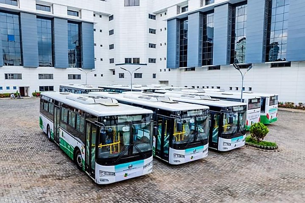 Tinubu Commissions Thirty 100-passenger Innoson CNG-powered Hybrid Buses - autojosh