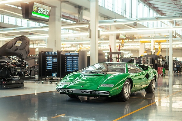 Lamborghini Marks 50 Years Since Production Of First Countach, First Ever Car Poses With New Revuelto - autojosh 