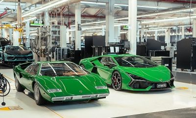 Lamborghini Marks 50 Years Since Production Of First Countach, First Ever Car Poses With New Revuelto - autojosh