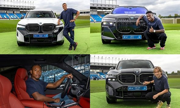BMW Present New Official Cars To Real Madrid Football Team - See The Models They Picked (PHOTOS) - autojosh