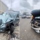 Head-on Collision : No Injuries Reported As Two Drivers Running Red Light Collides In Lagos (PHOTO) - autojosh