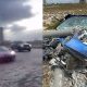 Two Sports Cars Drag Racing At The Eko Atlantic Crashes After Another Car Drove Into Their Path (Video) - autojosh