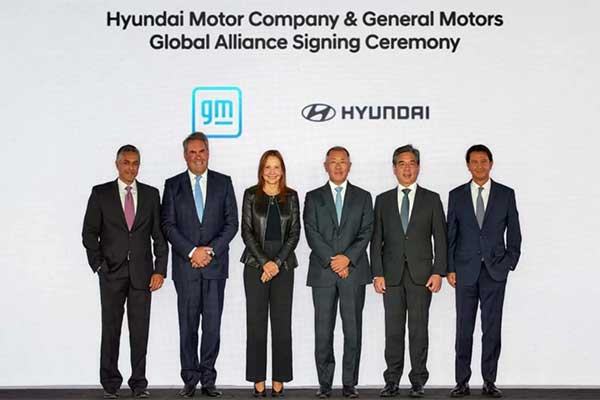 GM And Hyundai Motors Signs MOU For Collaborative EV Opportunities