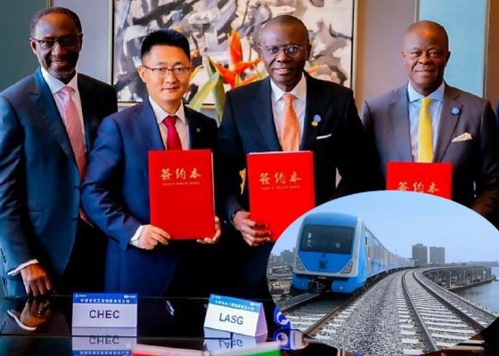 Lagos Signs MoU With FG, Chinese Firm On Green Line, A 68km Rail Line Project From Lekki To Marina - autojosh