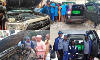 3 Vehicles, Including A Toyota Prado, Successfully Converted To Use CNG At A Training Program In Ekiti - autojosh